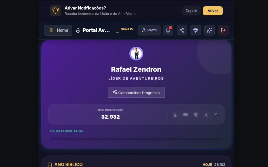 Dashboard Gamificado